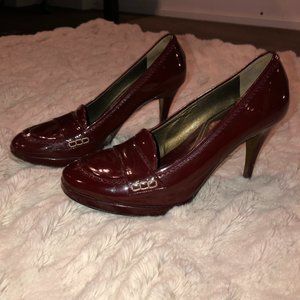 Vero Cuoio Red Patent Leather Heels
